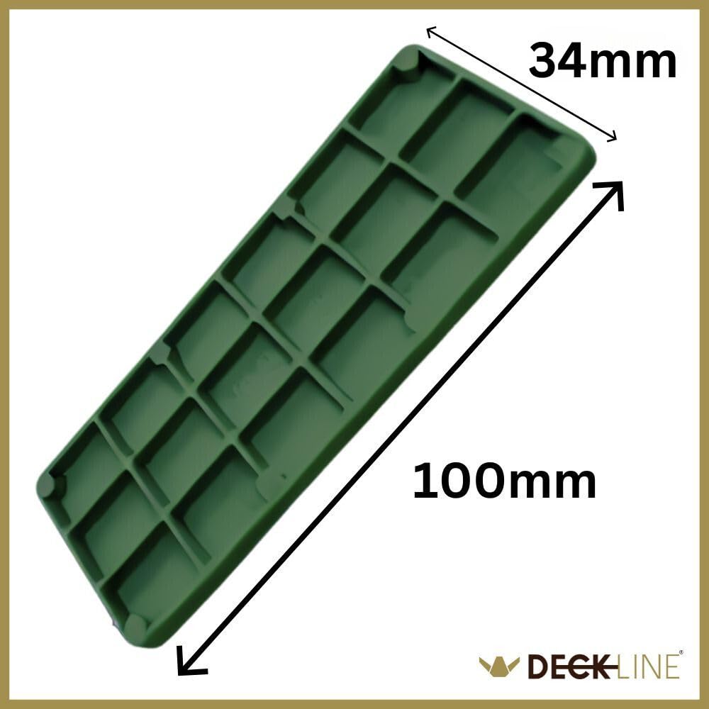Produktbild von 150 Distanzscheiben Aus Kunststoff – 6 Stärken (1–6 Mm), U-Form, Für Terrassen & Fenster