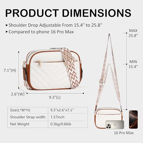 Image of TANTOMI Small Crossbody Bags for Women Trendy, Cell Phone Purses Wallet with 4 Card Slots, Small Purses with Adjustable Strap