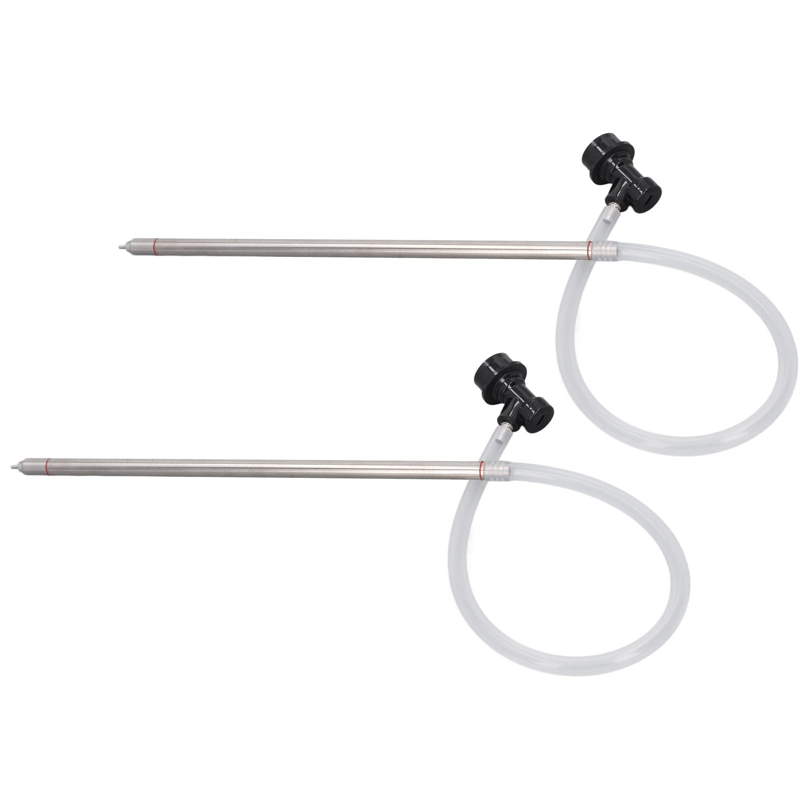 2 Pcs Flaschenfüller, Bier Flaschenfüller, federbelastetes Bierflaschenfüller-Set, 304 Edelstahl, Craft-Bierabfüllstop-Ventilfüller, ideal für Heimbrauen, einfach zu bedienen