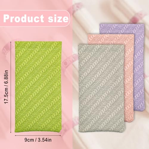 Image of Mini Tampon Bag, Sanitary Tampon Storage Bag 4 Count,Self-closing shrapnel, One-Handed Opening, Waterproof leather material Keeps It Safe and Tidy, Hides Tampons and Small Objects,Long Rectangle Shape