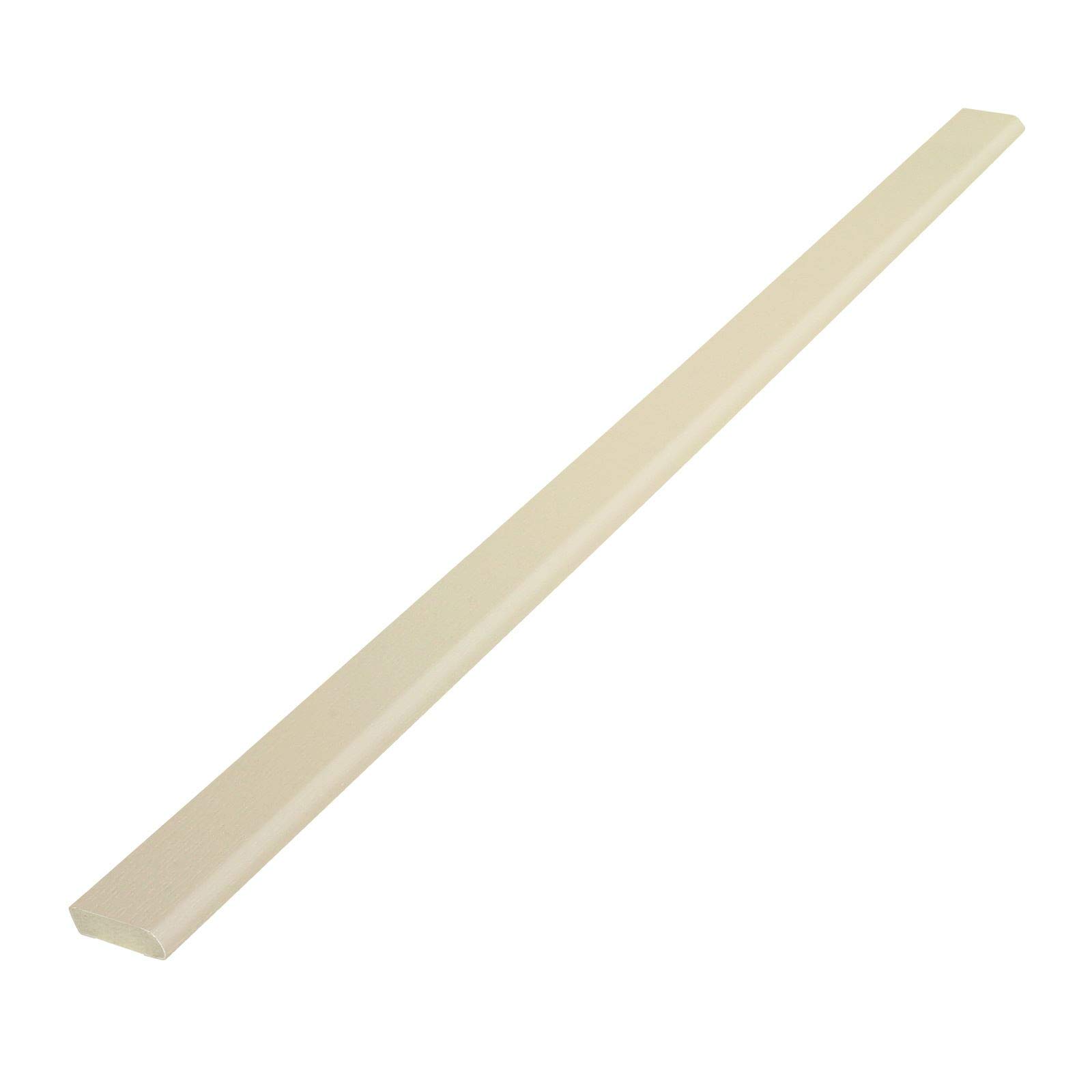 Cloaking Fillet Window Door Architrave Finishing Moulding Trim (2.5m) - 20mm, Cream