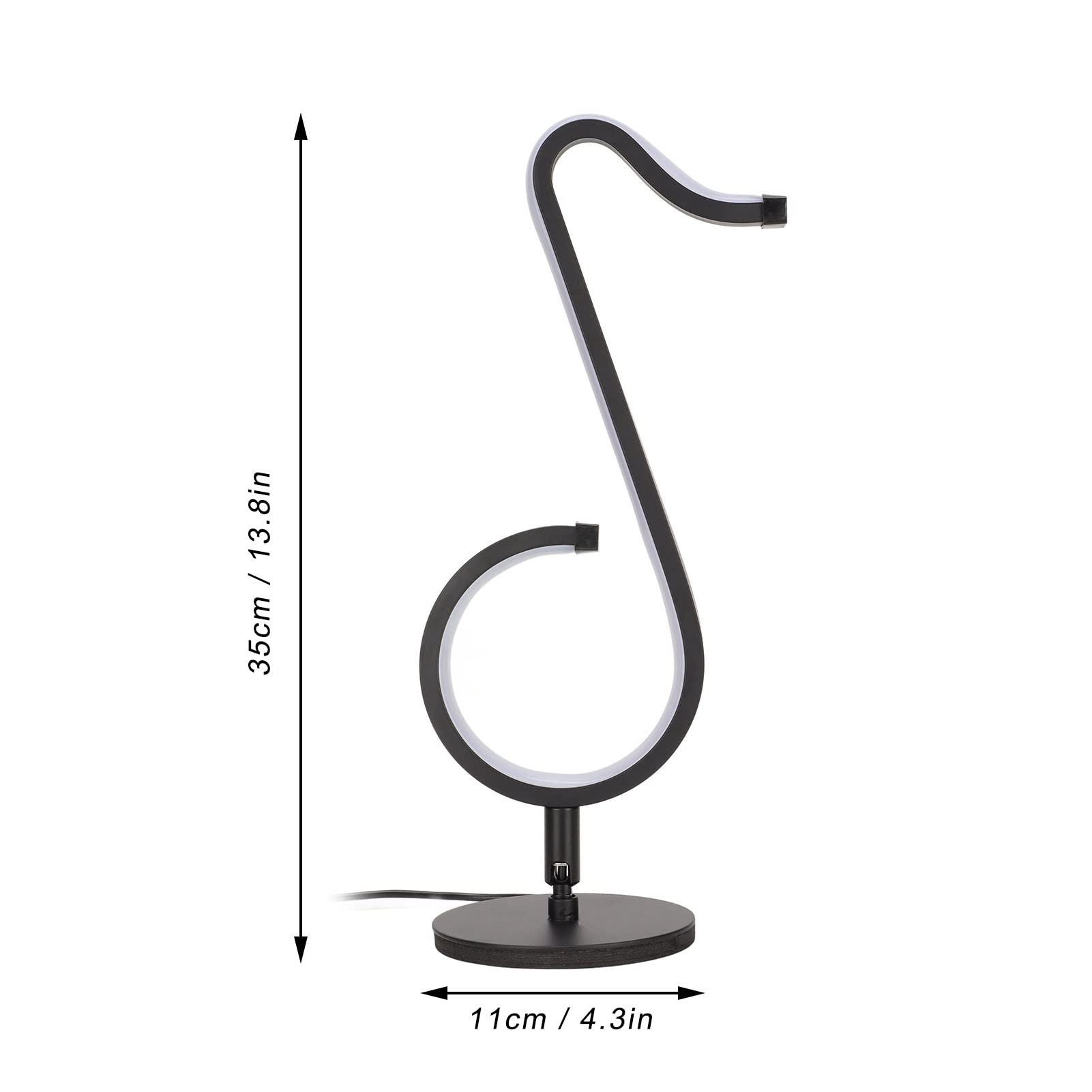 Uwaga Lampa na biurko Lampa ścienna, podstawa obrotowa o 180 stopni, aplikacja mobilna Smart Control, kolorowa fajna lampa biurkowa do dekoracji ścian biurka Działa z Androidem 4.4 i OS X 11.0 i nowsz