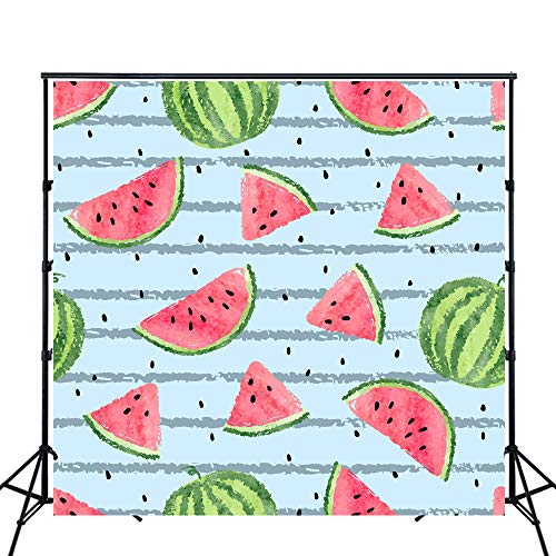 Watermelon Backdrop Summer Sweetie Girl Birthday Party Background Girl Baby Shower Portrait Photography Background Dessert Table Scene Setter Wall Decorations Banner Photo Shoots Video backdrops 6623