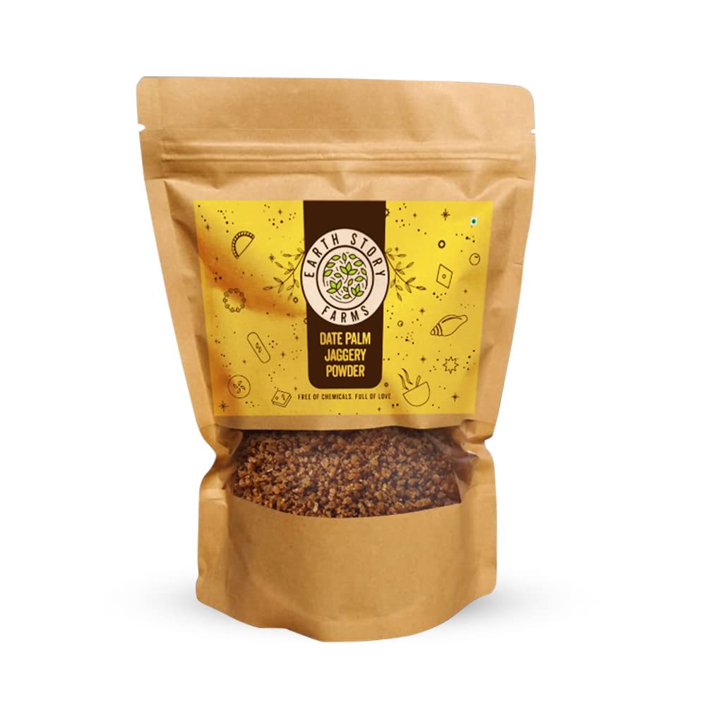 Earth Story Farms Date Jaggery Powder (400 g) | Natural Date Jaggery | 100% pure | 400 g (B0B222ZSTV) Amazon Price History, Amazon Price Tracker