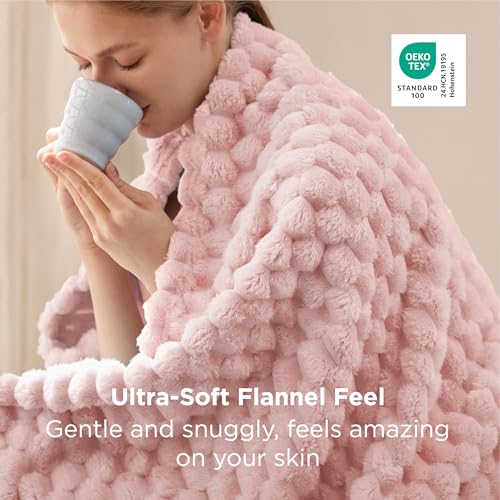 Save on Bedsure Pink Fluffy Throw Blanket - Use Code PE5OYREG - Image 2
