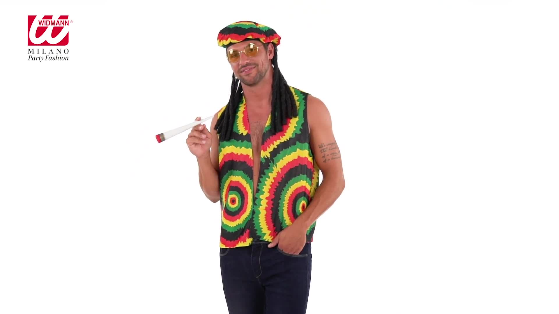 Kostüme Kinder W WIDMANN MILANO Party Fashion Adult - Man Chapeauhomme, Matrosenhut, Klassisches Design In Blau Und Weiß, Optimaler Komfort, Vielseitig Für Alle Widmann Milano Partymode