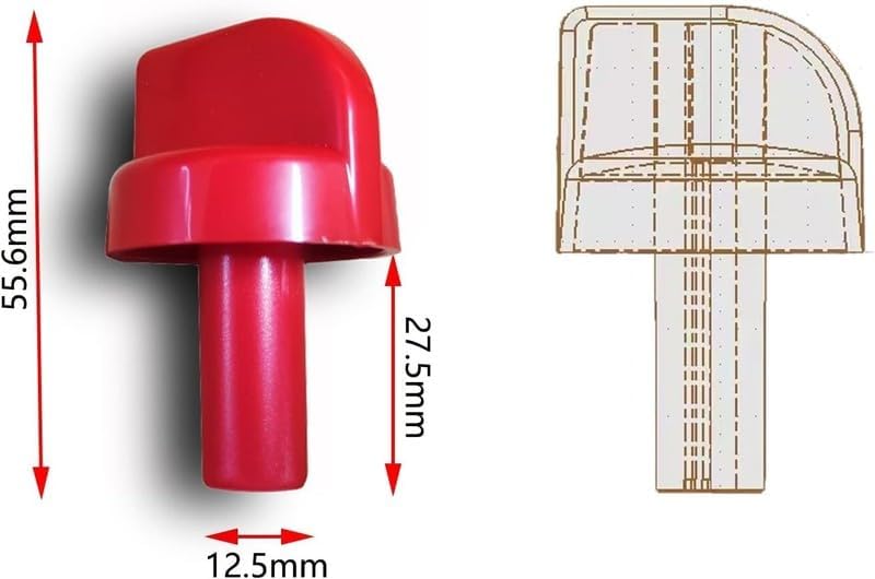 #US Replacement Part for 73418 Replacement Control Valve Knob for MH9B Thru 2008 Buddy Heaters 2PCS knobpart#4565135