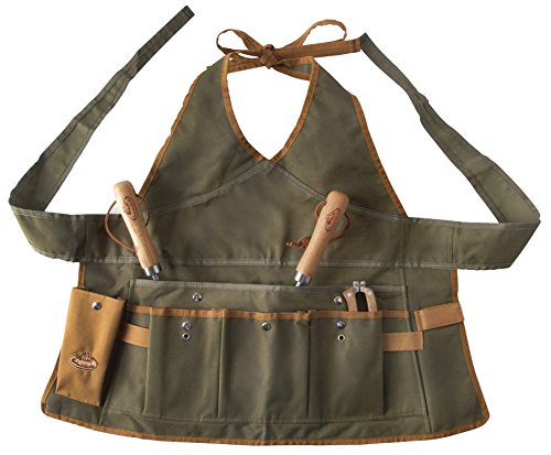 Esschert Design unisex adult gardening aprons, Olive...
