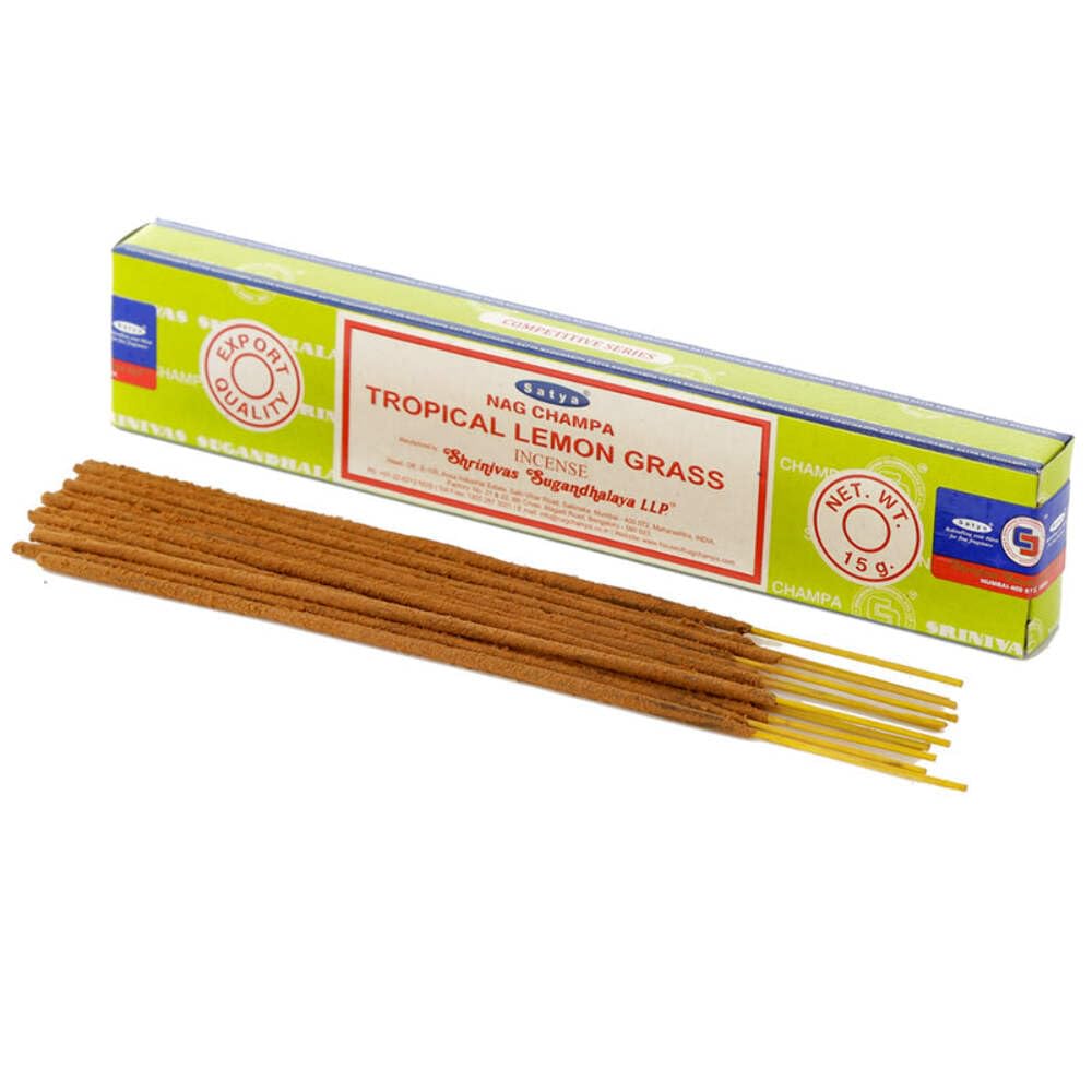 Satya Tropical Lemongrass Incense Sticks 180 Grams