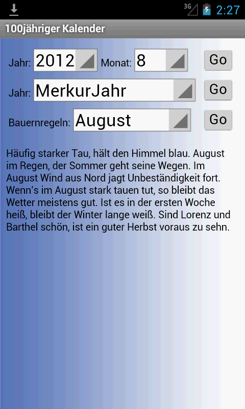 100jähriger Kalender:Amazon.de:Appstore for Android