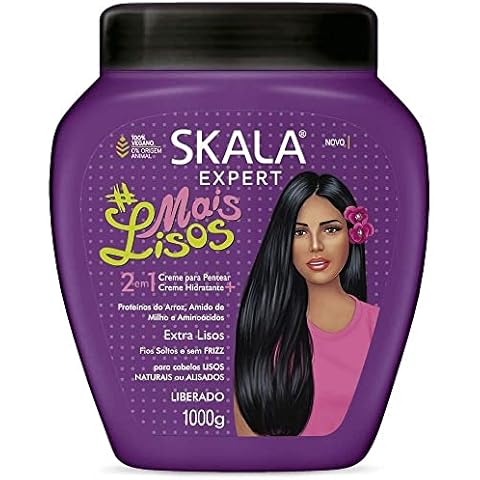 SKALA Mais Lisos Hair Type 1A - Hydrate Waves, Anti-Frizz 2 IN 1 Conditioning Treatment and Combing Cream Cover
