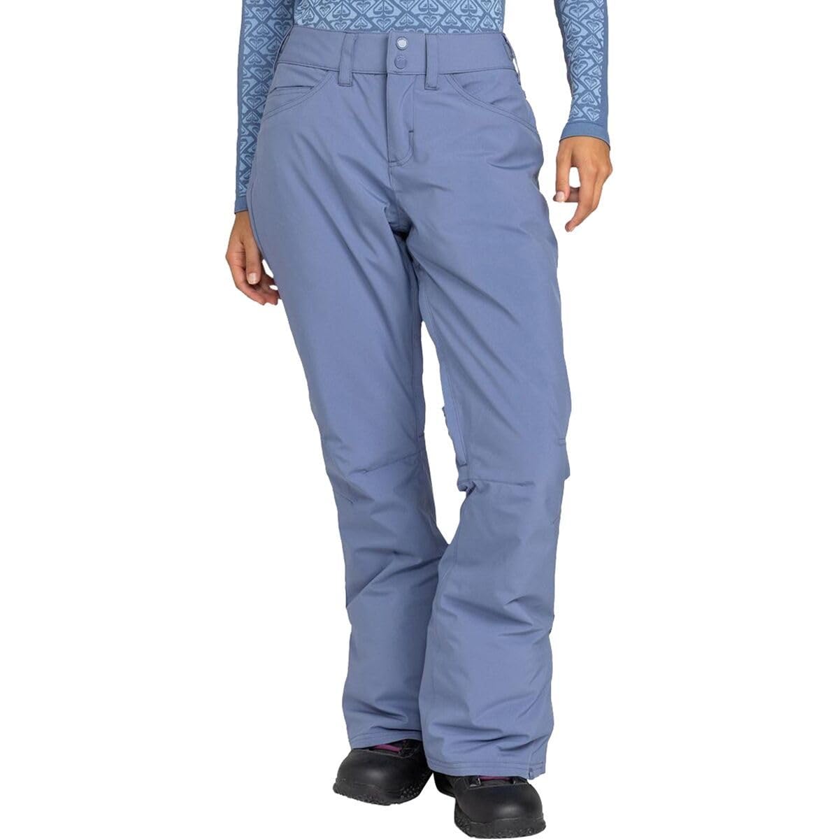 Roxy - Womens Backyard Snow Pants, Color Wild Wind, Size: X-Large