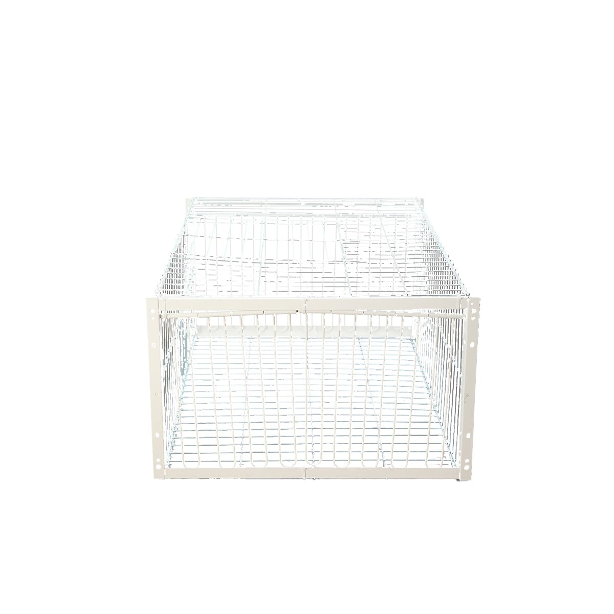 Pequeña jaula para pájaros, palomas, urraca, pajarera, palomas, pajarera, jaula para palomas, jaula, hierro para pájaros, 2 entradas, 61 x 43 x 26 cm (largo x ancho x alto), terraza exterior para