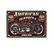 Kustom Factory Placa Metálica Moto Vintage Harley Davidson