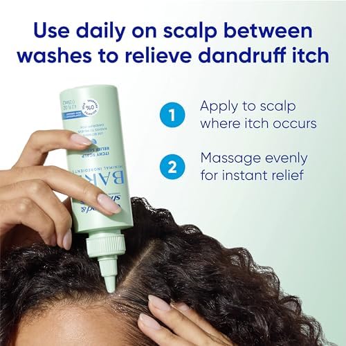 Head & Shoulders Itchy Scalp Relief Serum, Instant Cooling Relief, Lighweight, Non-Greasy, 0.1% Pyrithione Zinc, Peppermint Oil, Free of Parabens, Sulfates and Dyes, Bare, Mint Scent, 125 ml - 2