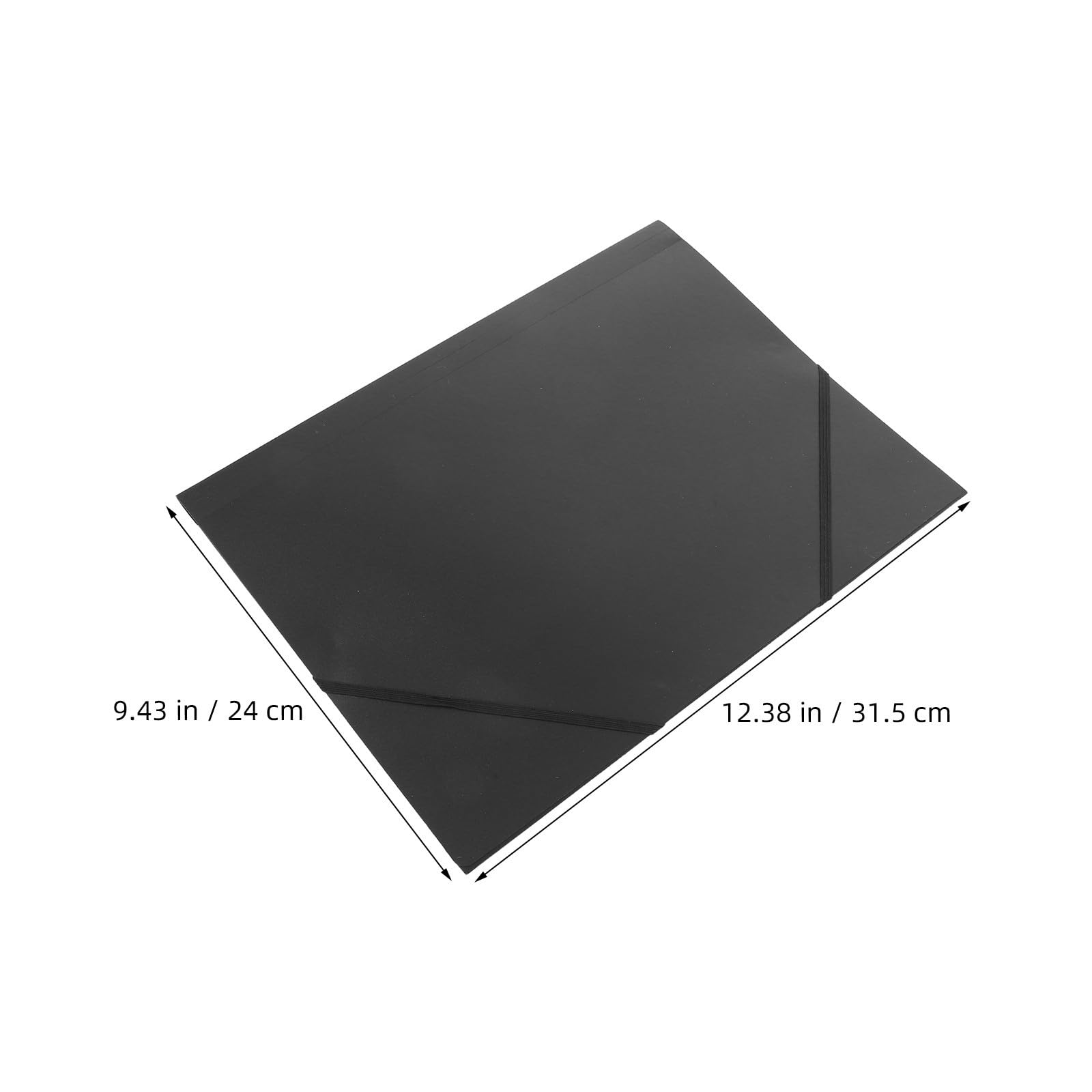 SHINEOFI 10 Unidades Carpeta de Archivo con Cuerda Elástica Diseño Plegable Tridimensional para Organización de Documentos