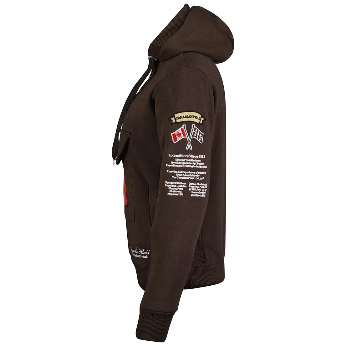 Canadian Peak Gyrelle_Lady - damska bluza z kapturem z zamkiem błyskawicznym - bluza z długim rękawem ciepła bluza z kapturem - damska wiosna, lato, jesień, zima sezon