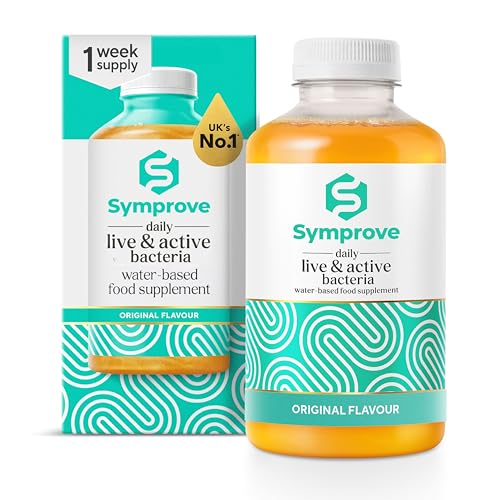 Symprove Liquid Live & Active Bacteria Original Flavour Water-Based Dairy & Gluten Free Vegan (1 x 500ml)