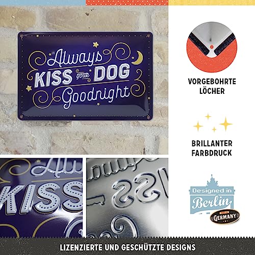 Nostalgic-Art Always Kiss Your Dog Goodnight