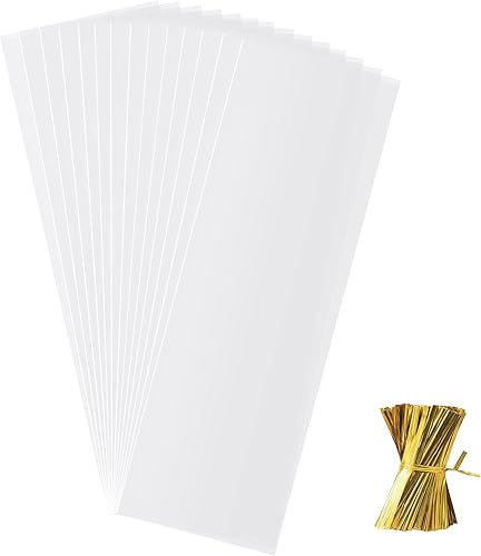 Vista 10 de Morepack Bolsas de celofán extra grandes para cestas de regalo de 50 x 60 pulgadas, bolsas de celofán transparente grandes, 10