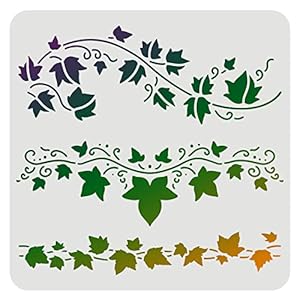 Fingerinspire DIY Efeu Schablone 30x30cm