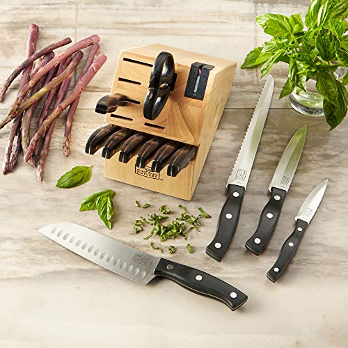 Chicago Cutlery Ellsworth (13PC) Kitchen Knife Block Set With Wooden