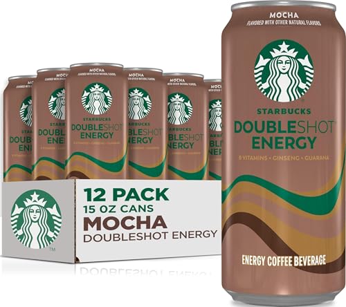 Starbucks Doubleshot Energy Coffee, Mocha, 6.5 oz (15 Pack)