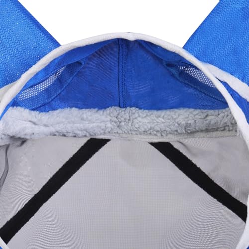 Harrison Howard Máscara Pro Luminous Horse Fly Standard com Orelhas Proteção UV para Cavalo Assinatu