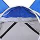 Harrison Howard CareMaster Pro Leuchtendes Pferde Fliegenmaske Standard mit UV-Schutzohren für Pferde-Signature Blue