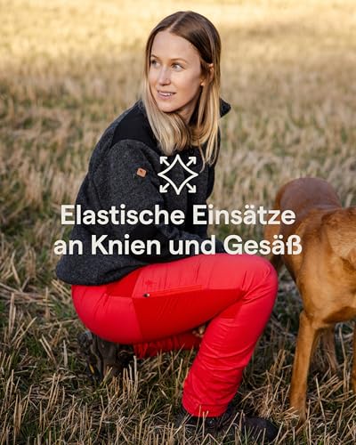 Pinewood Damen Active Outdoorhose mit Stretcheinsätzen und elastischem Bund für Komfort, eine robuste & Bequeme Trekkinghose ideal für Outdoor Aktivitäten & den aktiven Alltag