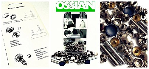 Boutons pression arrachés solution de remplacement inox 304 vis bois kit de réparation 7 mm - 3