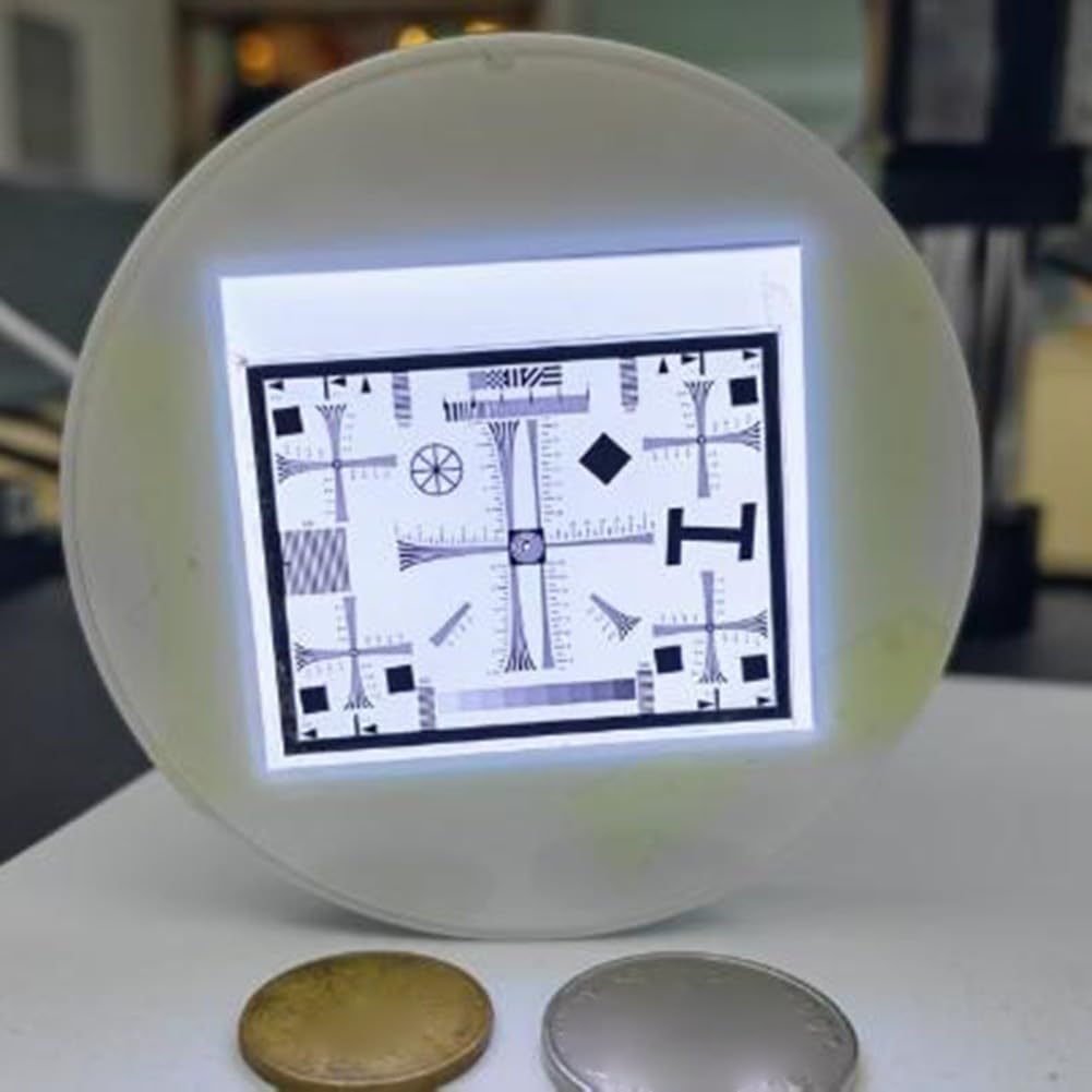Mikroskop LED Beleuchtung Bodenleuchte mit transparentem Glas für klare Bilder und einfache Beobachtung (B)