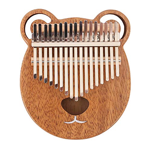 Pouce Piano Maple Plein placage Pouce Piano Ours en Forme avec Sac de Transport 17-Key Kalimba Instruments de Musique… - Les Beatles, Paul McCartney, John Lennon, RIngo Starr, George Harrison Pouce Piano Maple Plein placage Pouce Piano Ours en Forme avec Sac de Transport 17-Key Kalimba Instruments de Musique… – Image 3