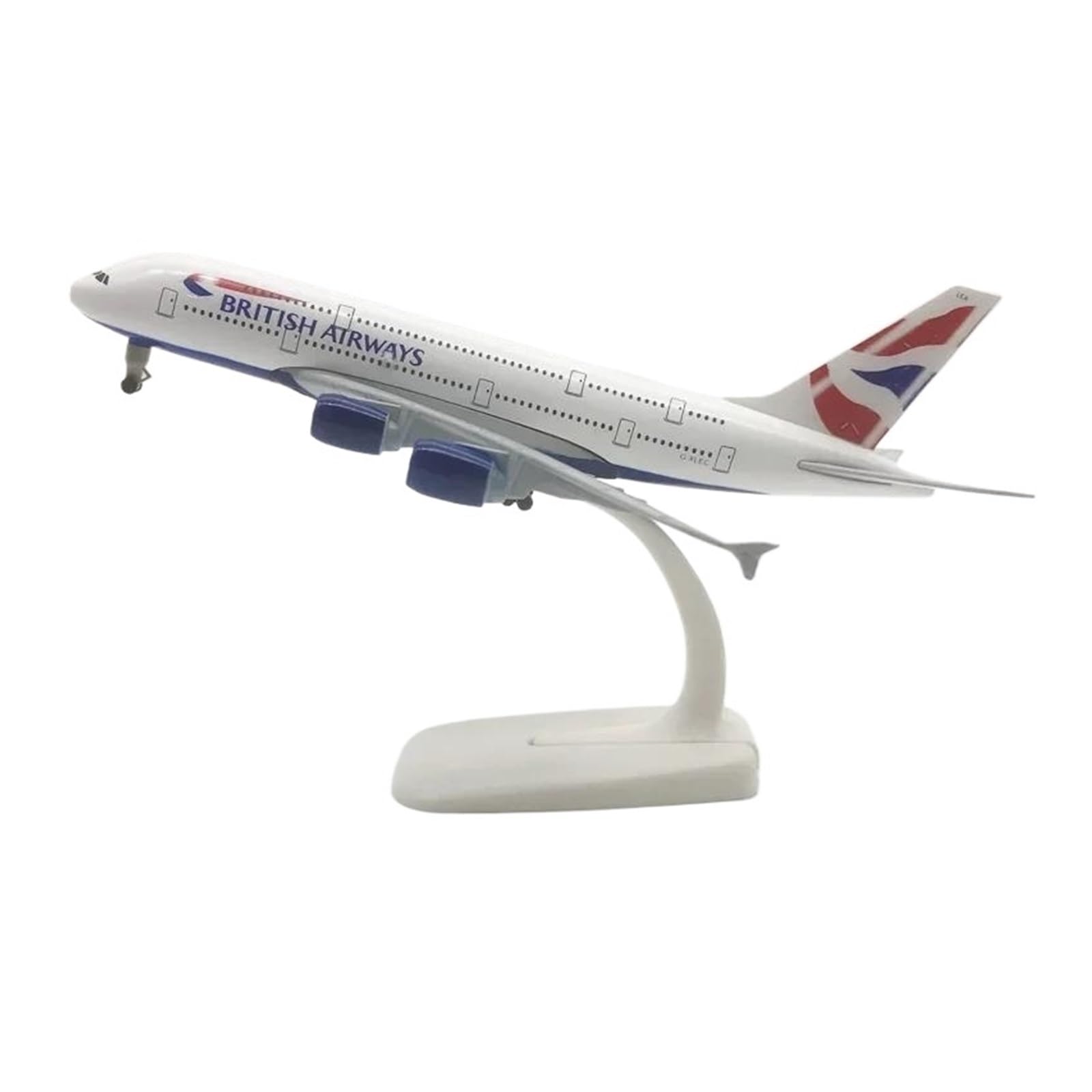 20 Cm Per British Airways Airbus 380 A380 Modello Di Aereo Pressofusione Kit Modello di Aereo in lega