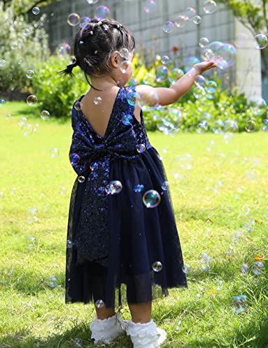 Cilucu Flower Girl Dress Baby Toddlers Sequin Dress Tutu Kids Party Dress Bridesmaid Wedding Gown4