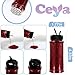 Ceya Ultra Fine Glitter Powder 3.8oz/ 110g Berry Red Glitter 1/128” 0.008” for Slime Epoxy Resin Tumbler Nail Art Festival Makeup Halloween Christmas Decorations Wedding Cards