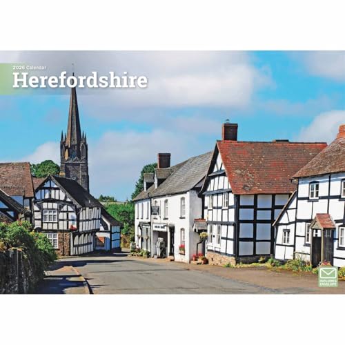 Carousel Worldwide Herefordshire Wandkalender 2026