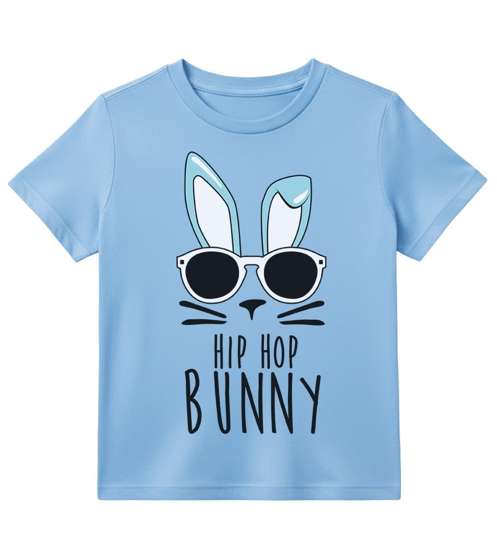 Hip Hop Harry Bunny Girls Boys Easter Shirt Peepin Bunnies Infant Toddler Kids T-shirt Toddler Kids T-Shirt