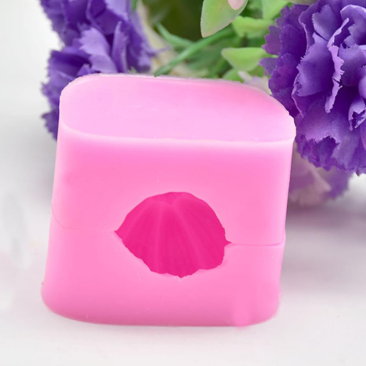 30 Piezas Molde de Silicona para Calabaza 3d Rosa