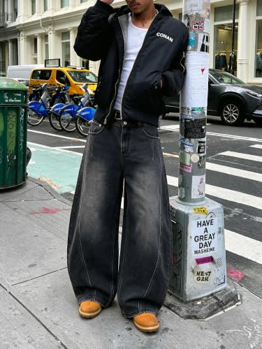 PLEPAN Barrel Baggy Denim Jeans