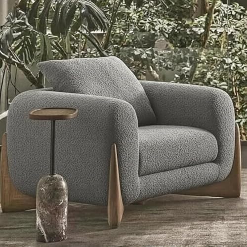 Image of Classic 3+1= 4 Seater with Footrest Seater Sofa Set Luxury Chesterfield Modern Fahionalable Sleeper Sofa for Living Room, Dining Room, (3+1+Ottoman Grey Sofa Set Boucle Fabric)