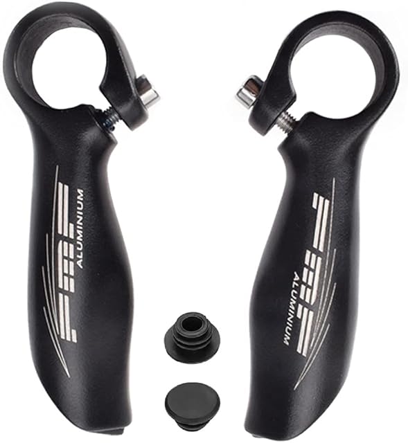 Bike Handlebar Ends Bicycle Grips Bar Ends 22.2mm Aluminum Alloy Bar Ends for MTB Mountain Bike Road Bike and Most Bike