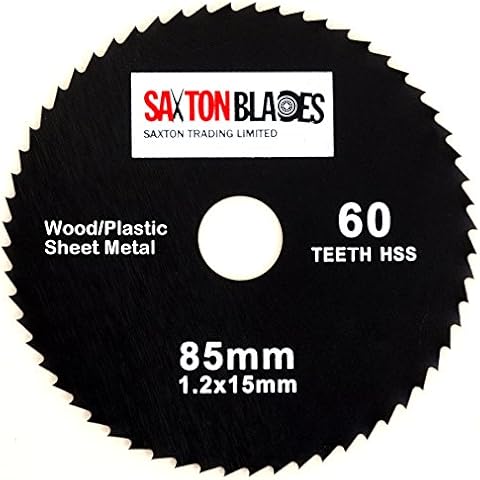 Saxton 85mm Circular Saw Blade for Wood Cover
