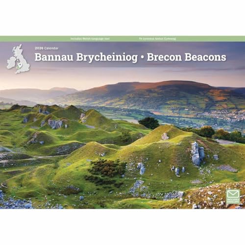 Carousel Worldwide Brecon Beacons Wandkalender 2026