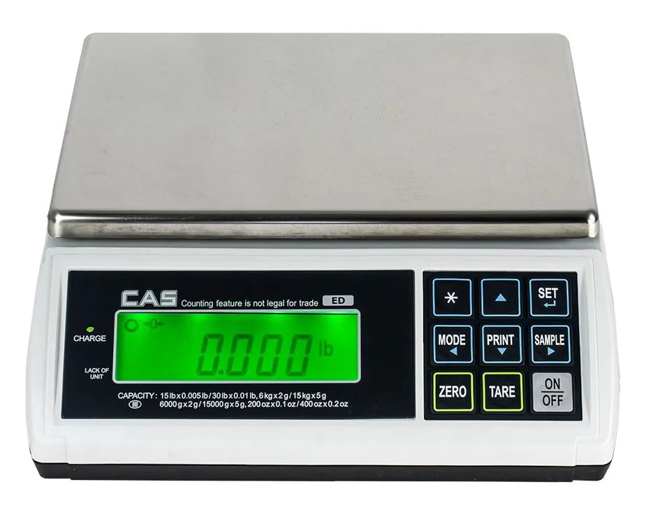 Báscula Electrónica Multifuncional CAS ED-15 15lb Capacidad miniatura 2