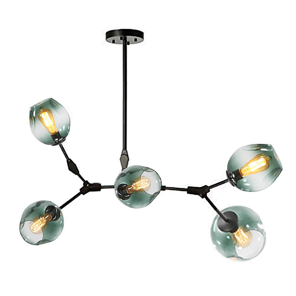 Suspension globe starburst 5 lumières idéale pour sublimer le salon ou la salle à manger