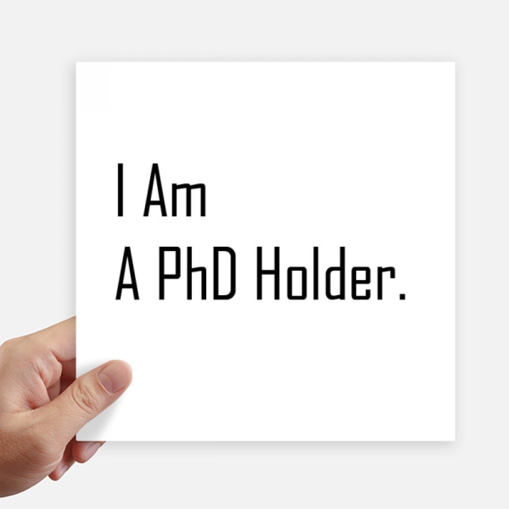 Autocollant Je suis Un Porte-Phd pour personnaliser une valise ou un ordinateur portable