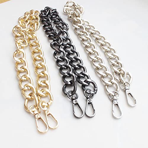 Handmade Purse Chain Strap - Aluminum Shoulder Or Crossbody Strap - Replacement Handbag Handle 3 thumbnail image