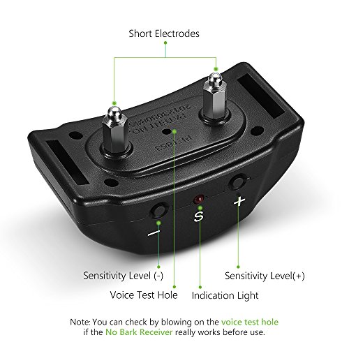 Petist No Bark Shock Collar, Electronic Dog Anti Bark Collar, No Harm Sound And Shock Control Pet Training System For Dogs, Small/Medium/Large #TOP1