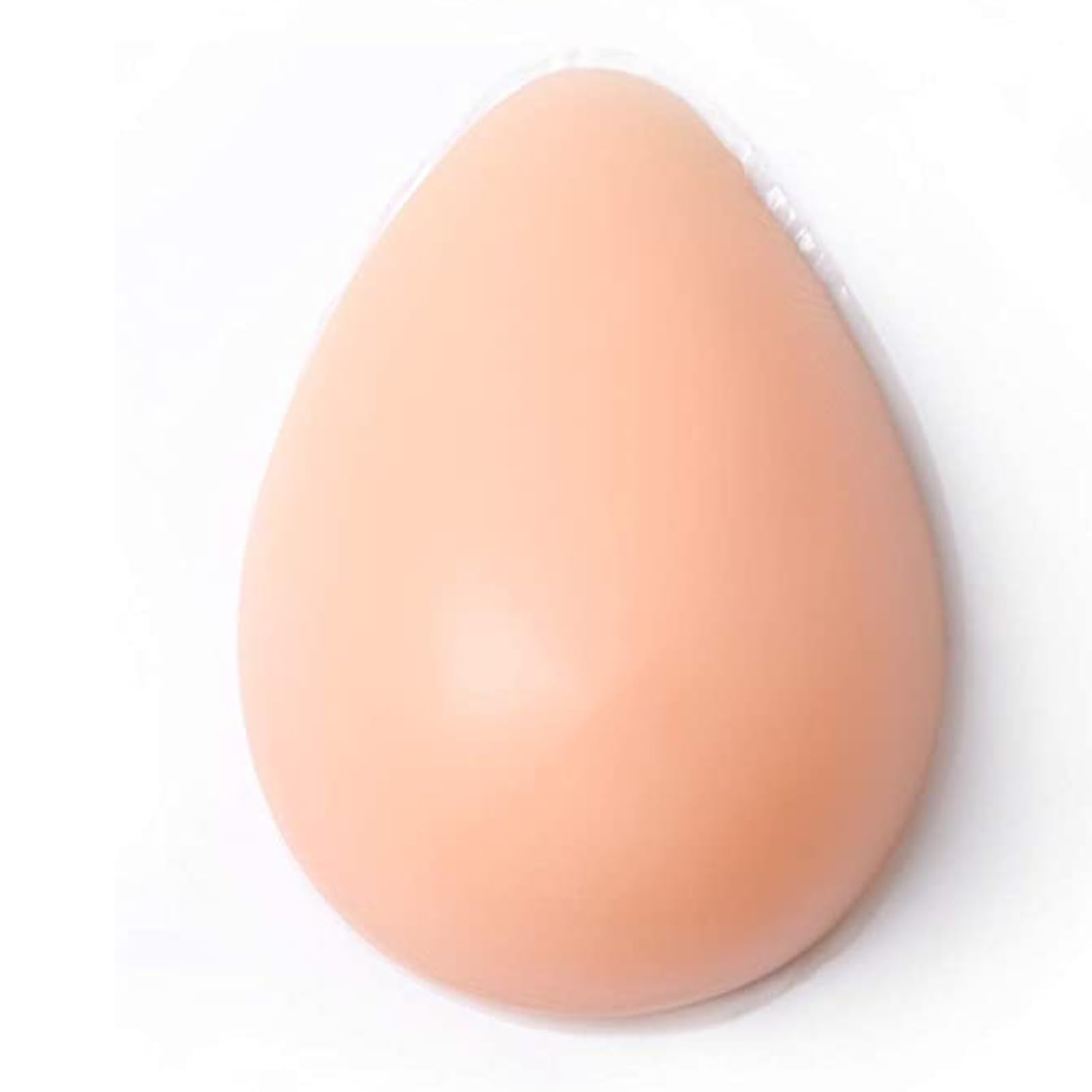 ZNEL Silicone Breast Form Waterdrop Without Nipple Enlargement Bra Enhancer Inserts Pads Fake Boobs For Crossdresser Mastectomy Prosthesis Cosplay(350g/Piece, Nude)